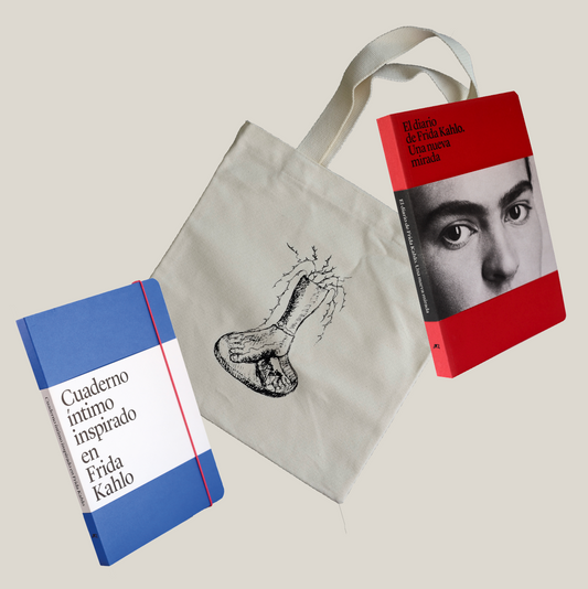 Kit: Diario de Frida Kahlo + Cuaderno íntimo + Bolsa de regalo