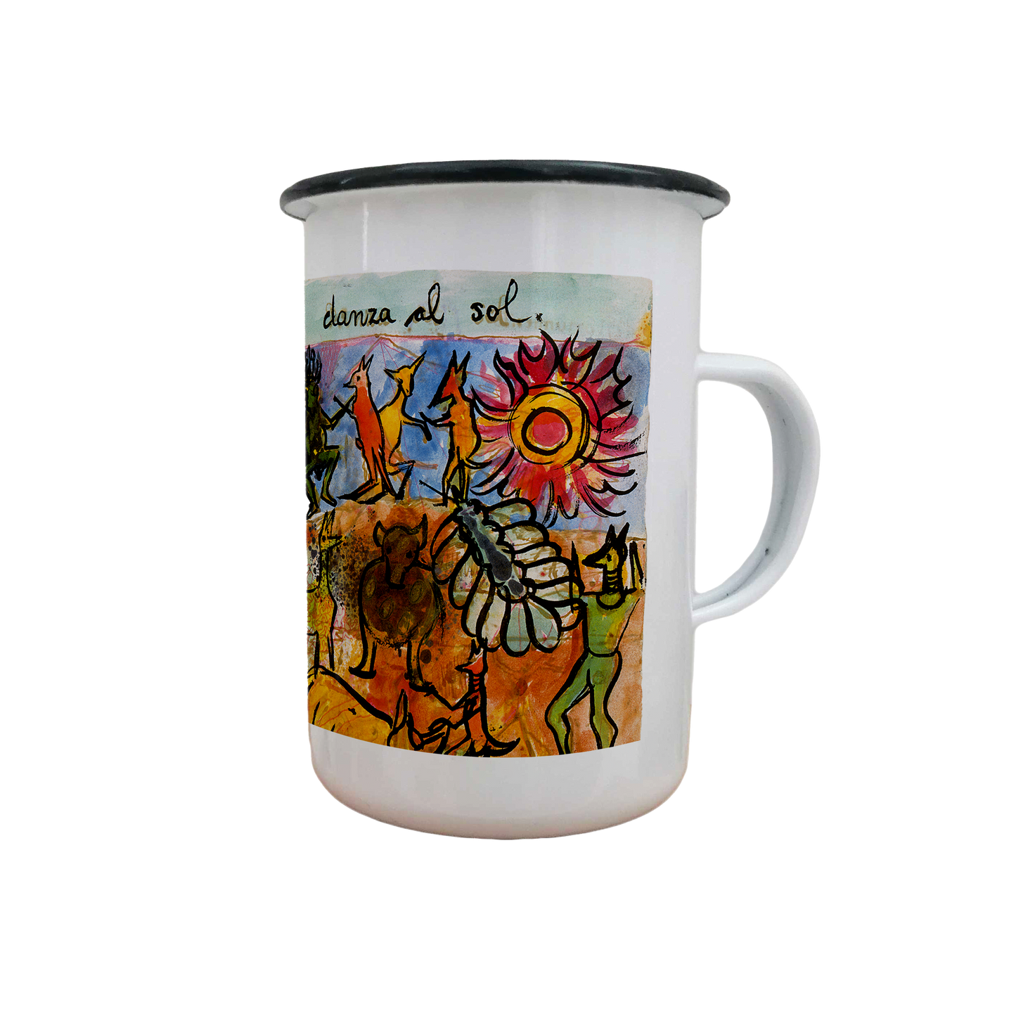 Taza Diario de Frida Kahlo, Danza al sol