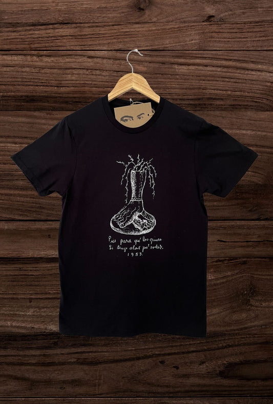 Playera "Pies" negra