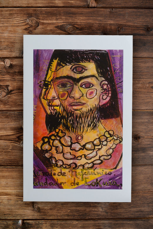 Poster del diario de Frida Kahlo, “Fundadora de Lokura”