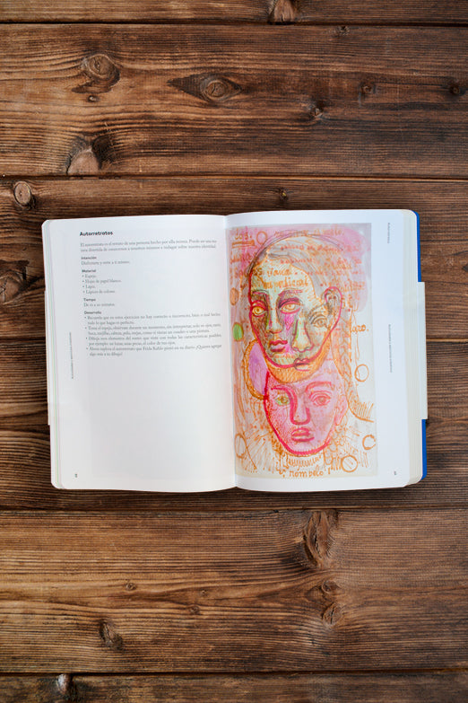 Cuaderno íntimo inspirado en Frida Kahlo