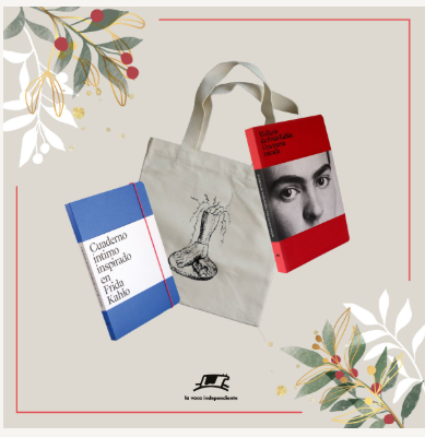 Kit: Diario de Frida Kahlo + Cuaderno íntimo + Bolsa de regalo