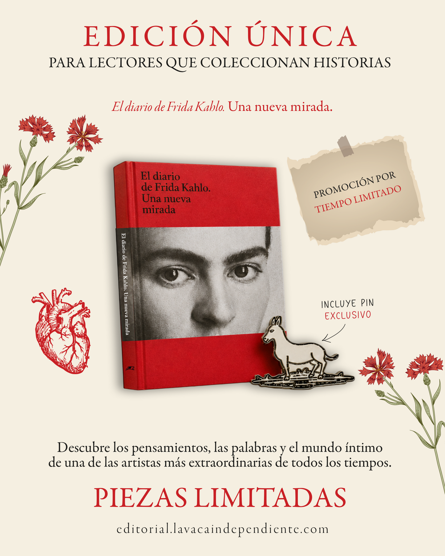 El diario de Frida Kahlo. Una nueva mirada. "Edición limitada con pin de regalo"